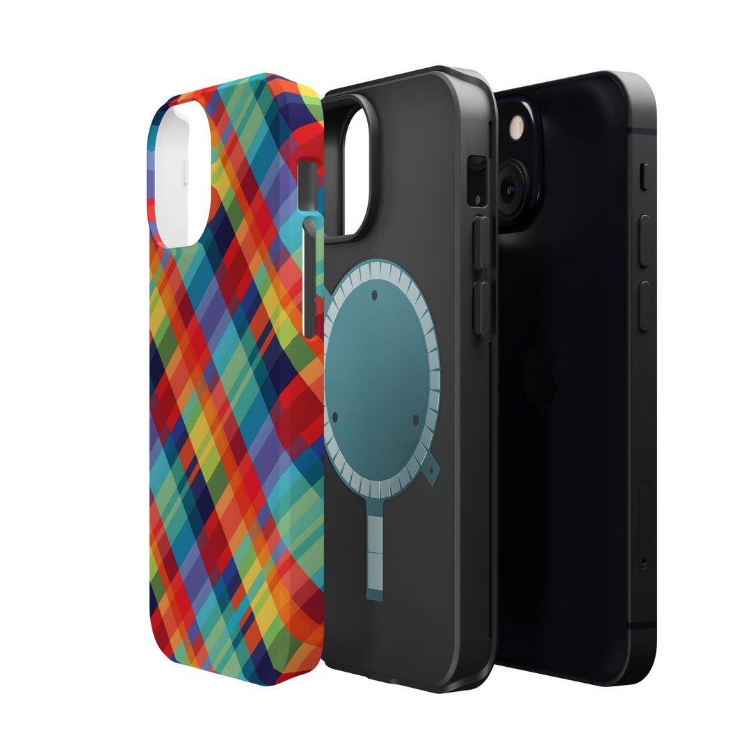 Checkered Plaid Magsafe Gift for Her Cute Phone Case for Iphone, | iPhone 16 | iPhone 15 Pro Max, Iphone 14 Pro Max, 13 12 11 10 9 8 7 - Studio40ParkLane