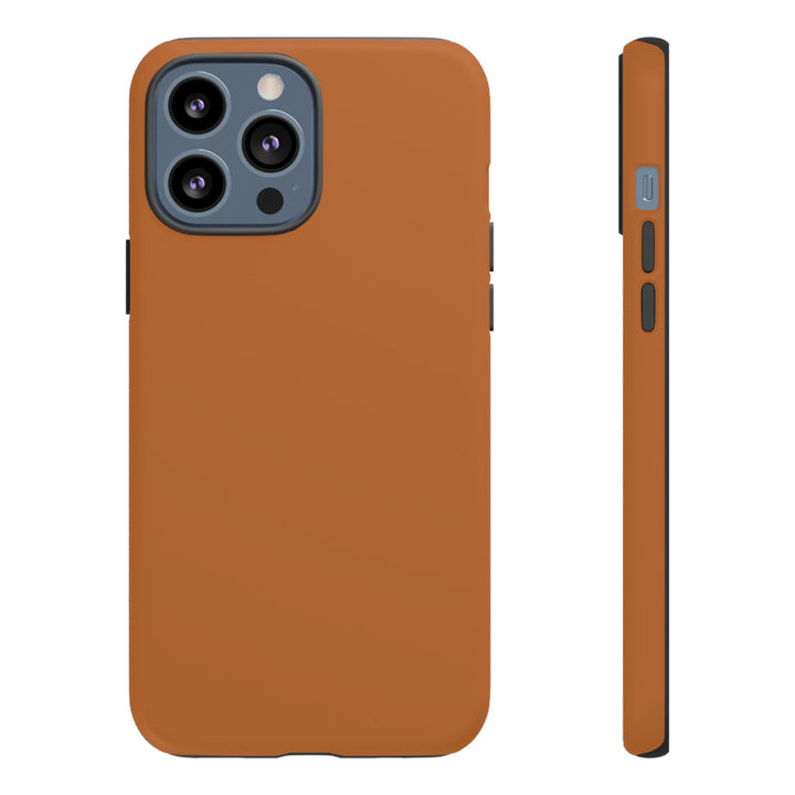 Premium Tough Rusty Brown Orange Gift for Her Cute Phone Cases for Samsung S25 S24, S23, S22, S21, Iphone, 16, 15, 14, 13 Pro Max Ultra - Studio40ParkLane