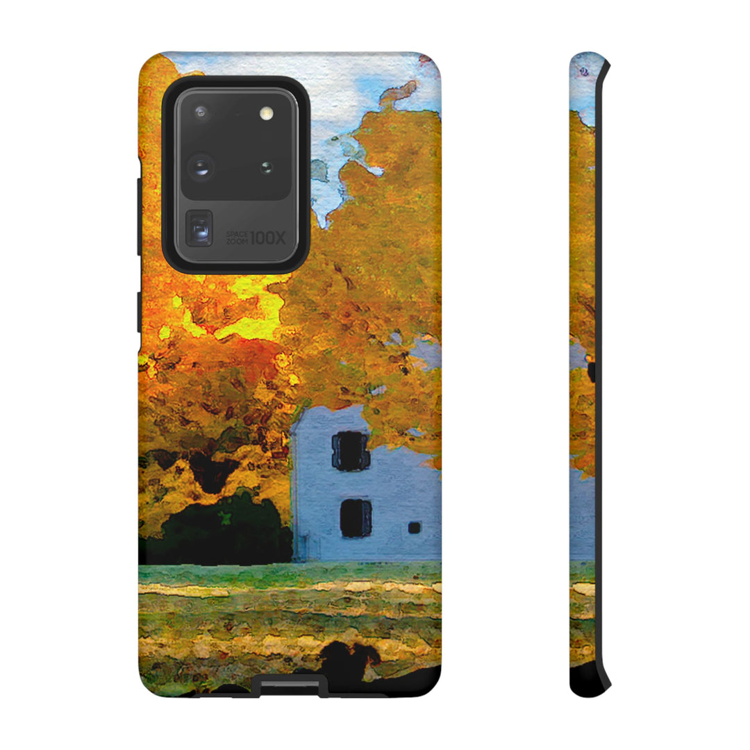 Impact Resistant, Fall Leaves Watercolor, Cute Phone Cases for Samsung S24, S23, S22, S21, IPhone 15 pro Iphone 14 pro Iphone 13 IPhone 12 Iphone 11 - Studio40ParkLane