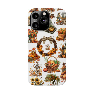 Fall Leaves Collage Slim Cute Phone Cases for Iphone | iPhone 15 Case | iPhone 15 Pro Max Case, Iphone 14, Iphone 14 Pro Max, Iphone 13, 12