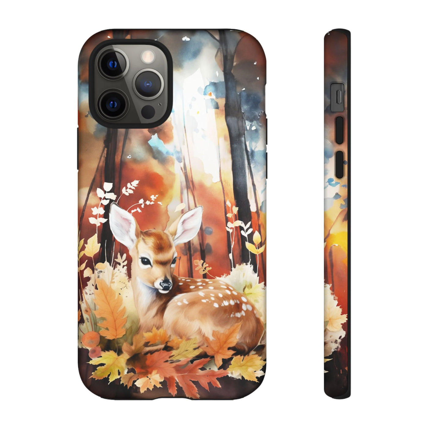 Autumn Fall Deer Forest Gift for Her Cute Phone Case for, Samsung Galaxy S24, S23, S22, S21, IPhone 16 Case | Iphone 15, Iphone 14, IPhone 13 Case