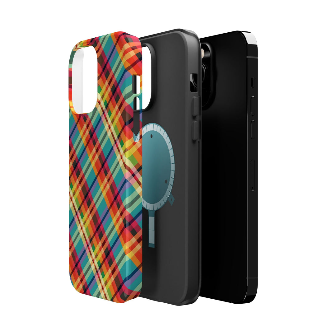 Checkered Plaid Magsafe Gift for Her Cute Phone Case for Iphone, | iPhone 16 | iPhone 15 Pro Max, Iphone 14 Pro Max, 13 12 11 10 9 8 7 - Studio40ParkLane