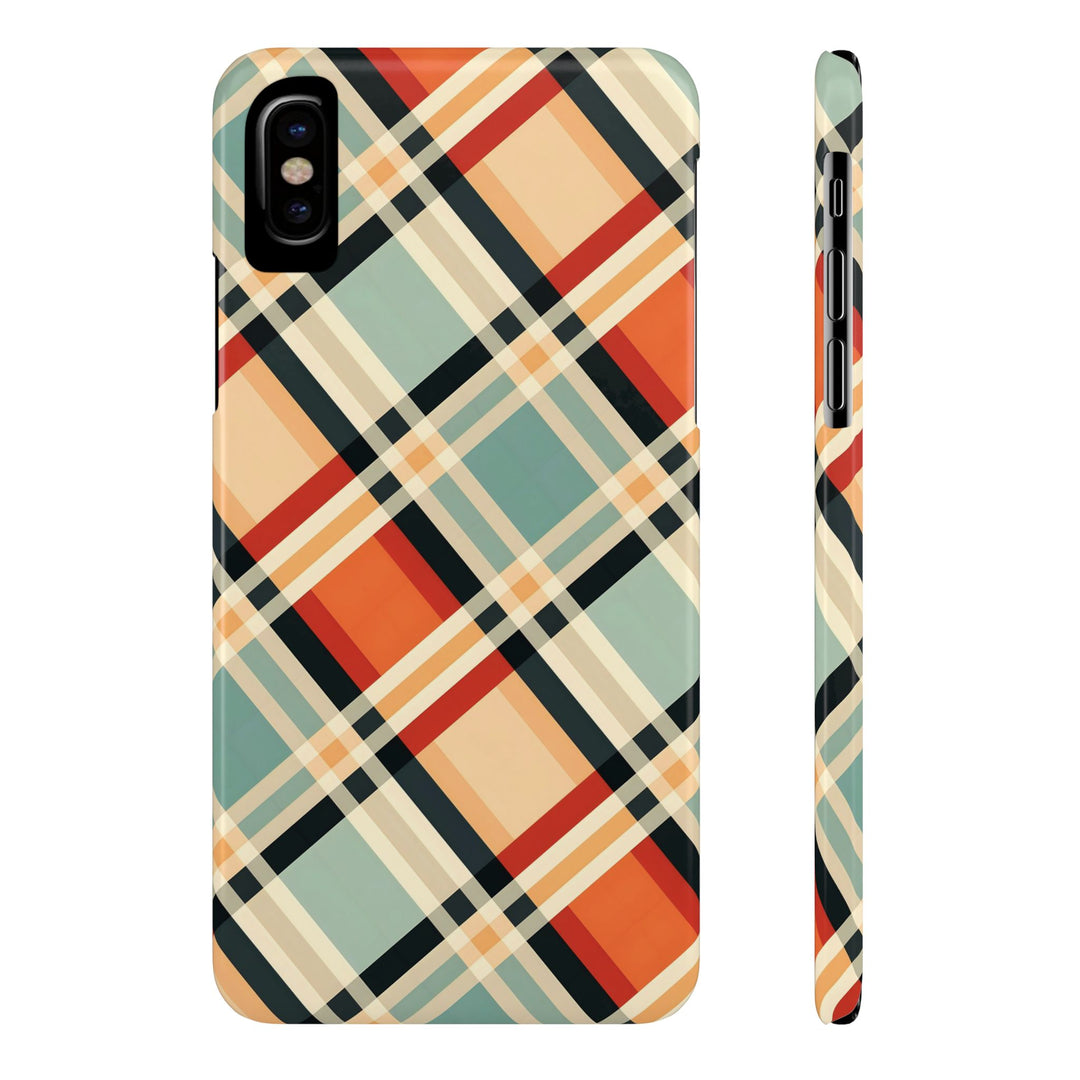 Slim Checkered Plaid Gift for Her Cute Phone Cases for Iphone 16 Pro Max | iPhone 15 Case | iPhone 15 Pro Max Case, Iphone 14, 13, 12, 11, 10, 8, 7 - Studio40ParkLane