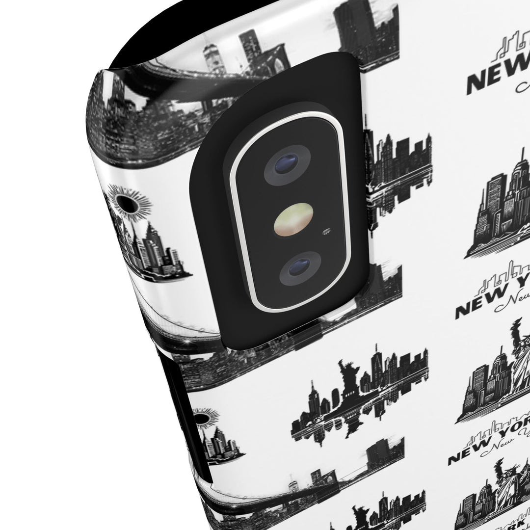 Slim New York Skyline Collage Coquette Gift for Her Cute Phone Cases for Iphone 16 Pro Max | iPhone 15 Case | iPhone 15 Pro Max Case, Iphone 14, Iphone 14 Pro Max, Iphone 13 12 11 8 7 - Studio40ParkLane