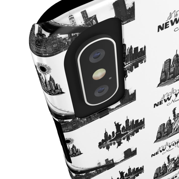 Slim New York Skyline Collage Coquette Gift for Her Cute Phone Cases for Iphone 16 Pro Max | iPhone 15 Case | iPhone 15 Pro Max Case, Iphone 14, Iphone 14 Pro Max, Iphone 13 12 11 8 7 - Studio40ParkLane