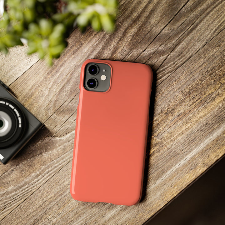 Slim Coral pink Gift for Her Aesthetic Cute Phone Case for Iphone 16 - | iPhone 15 Pro Max Case | iPhone 14 Case 13 12 11 10 9 8 7 - Studio40ParkLane