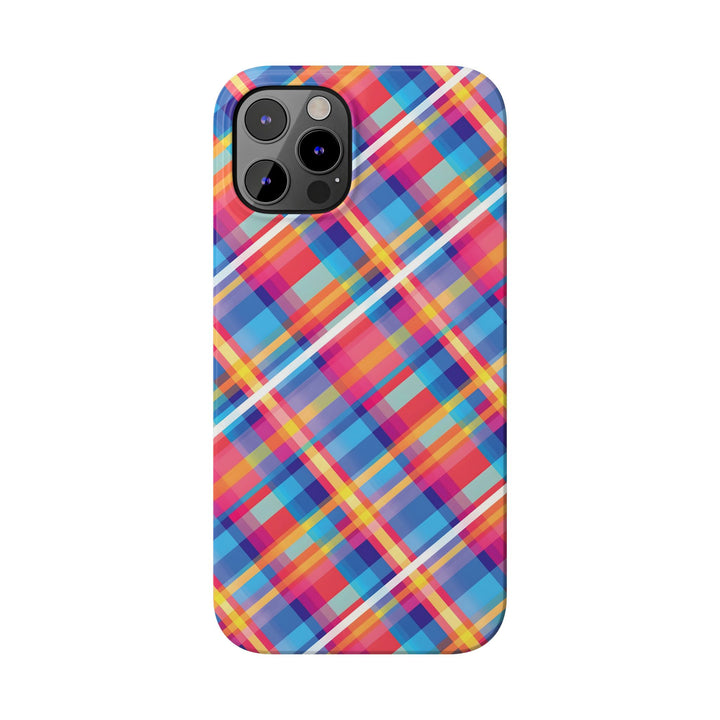 Slim Checkered Plaid Gift for Her Cute Phone Cases for Iphone 16 Pro Max | iPhone 15 Case | iPhone 15 Pro Max Case, Iphone 14, 13, 12, 11, 10, 8, 7 - Studio40ParkLane