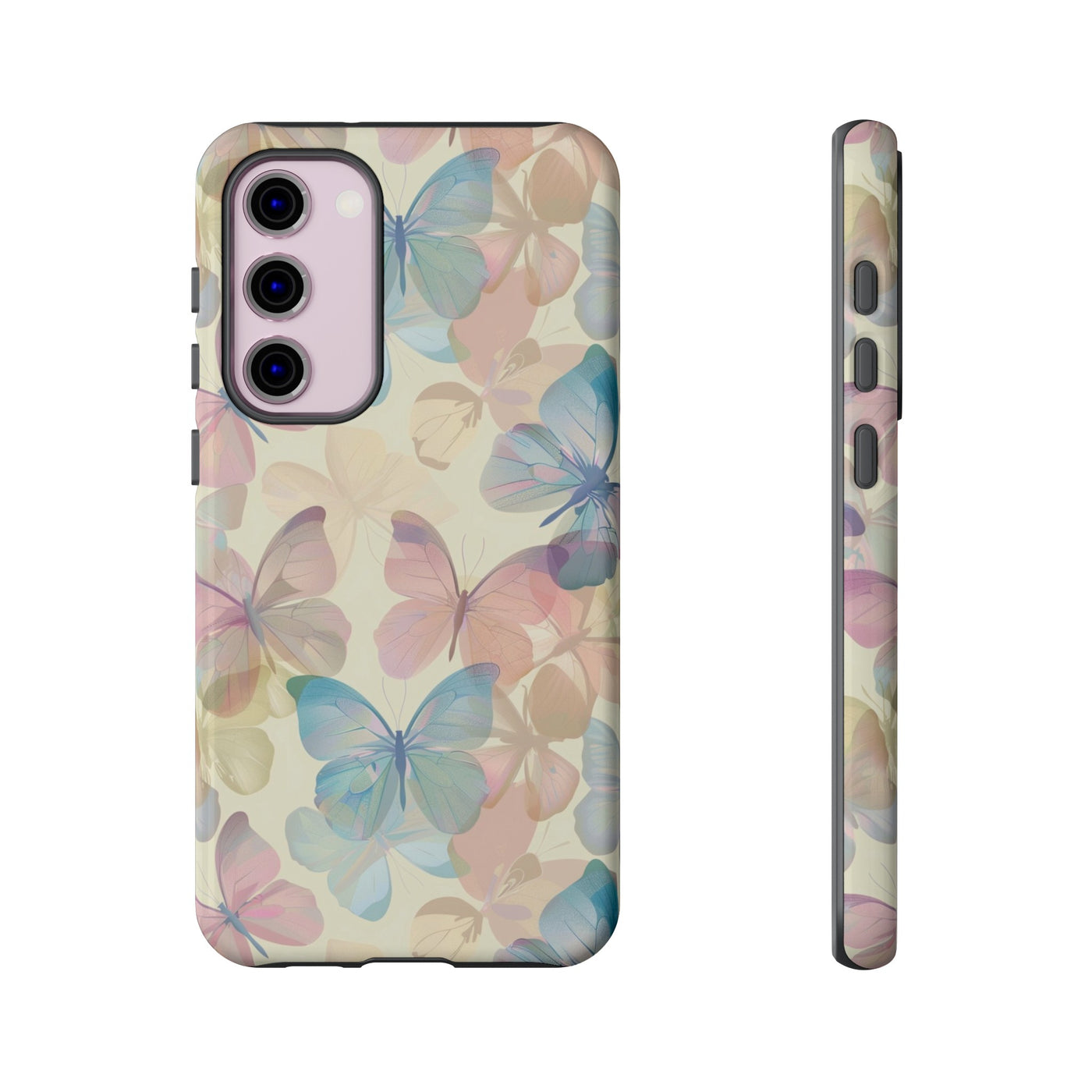 Cute Samsung Case | Cool Iphone Case | Summer Pastel Butterflies, Samsung S24, S23, S22, S21, IPhone 15 Case | Iphone 14 Case, Iphone 13 Case