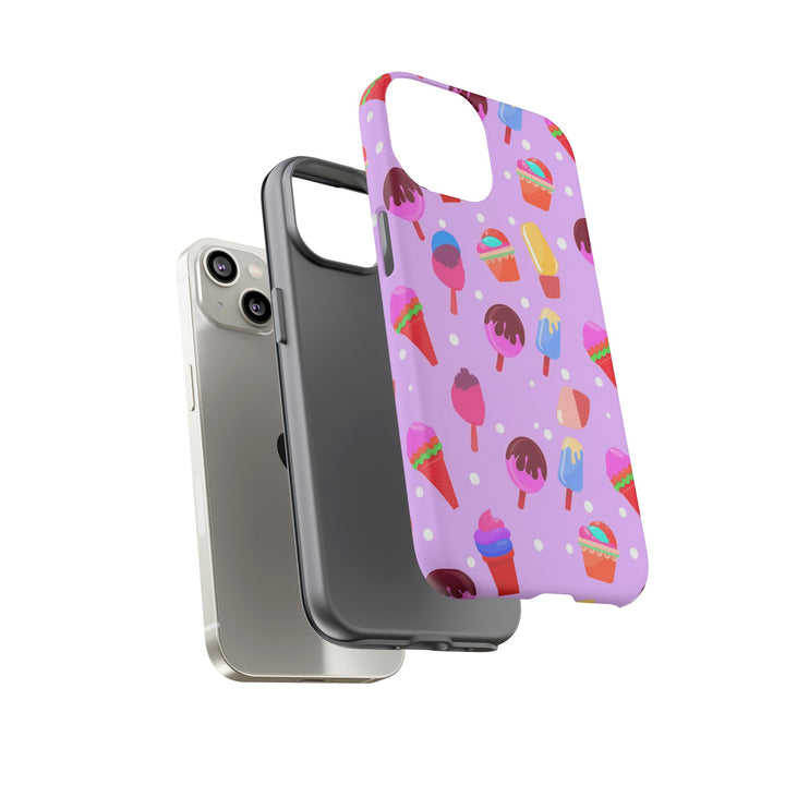 Cute Samsung Case | Cool Iphone Case | Summer Pink Ice - Cream, Samsung S24, S23, S22, S21, IPhone 15 Case | Iphone 14 Case, Iphone 13 Case - Studio40ParkLane