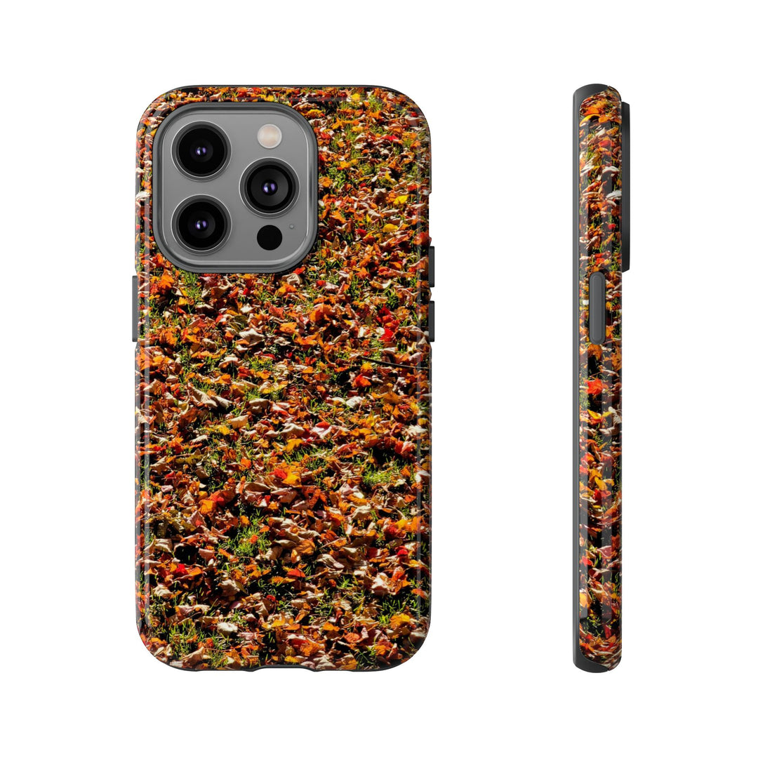 Impact Resistant, Fall Leaves Collage, Cute Phone Cases for Samsung S24, S23, S22, S21, IPhone 15 pro Iphone 14 pro Iphone 13 IPhone 12 Iphone 11 - Studio40ParkLane