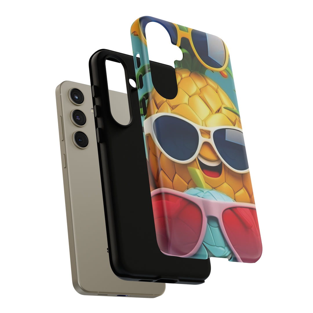 Cute Samsung Phone Case | Aesthetic Samsung Phone Case | Galaxy S23, S22, S21, S20 | Summer Pineapple Fruit, Protective Phone Case - Studio40ParkLane