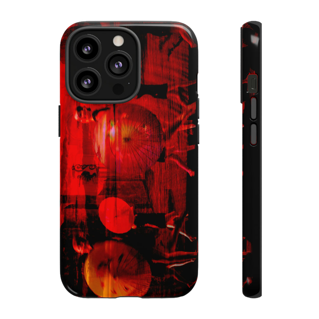 Cute IPhone Case | iPhone 15 Case | iPhone 15 Pro Max Case, Iphone 14 Case, Iphone 14 Pro Max Case IPhone Case for Art Lovers, Sunset Dance Red - Studio40ParkLane