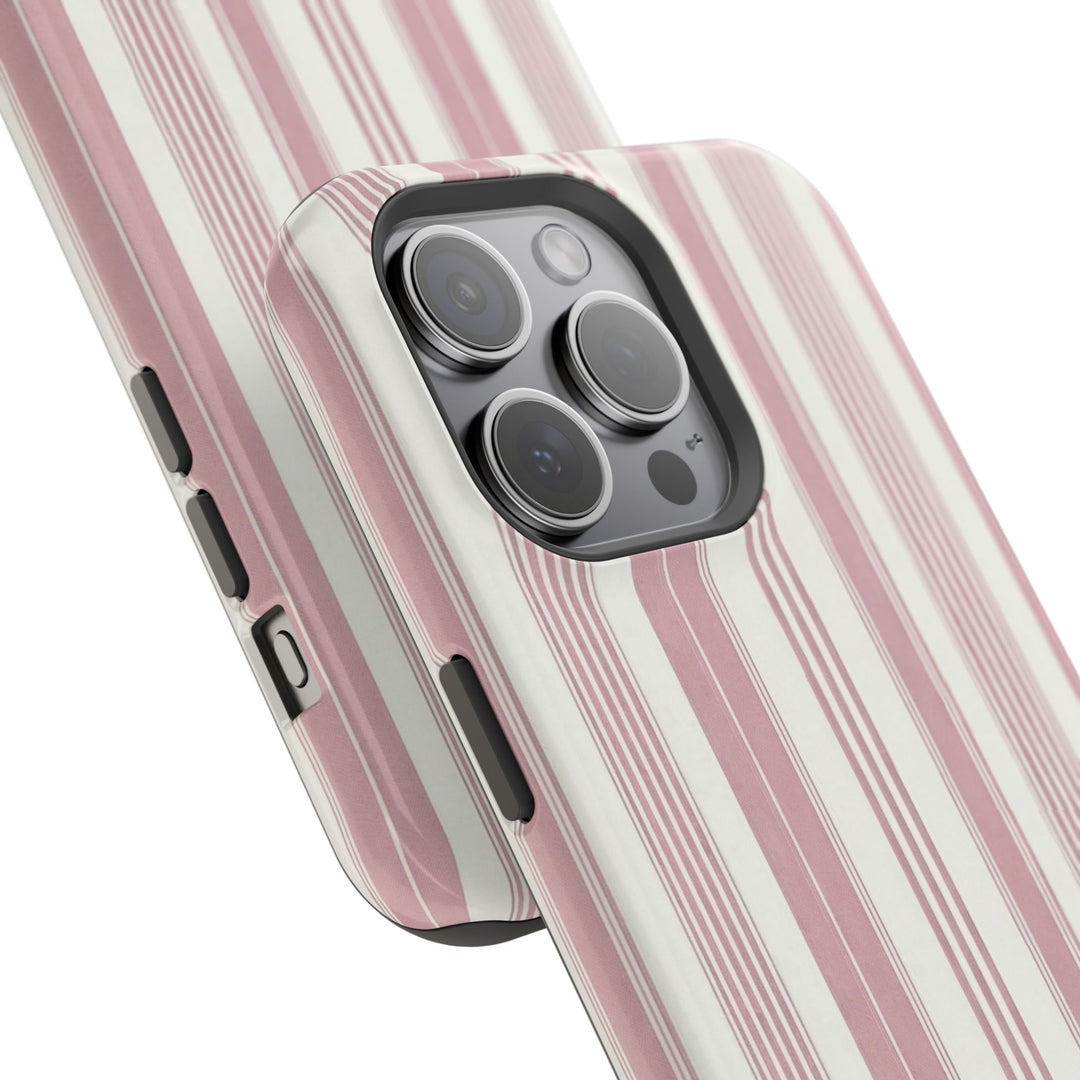 MagSafe Cute Phone Case, Coastal Striped Phone Case for iPhone 17 16 15 14 13 12 Pro Max, Samsung S26 S25 S24 Ultra case - Studio40ParkLane