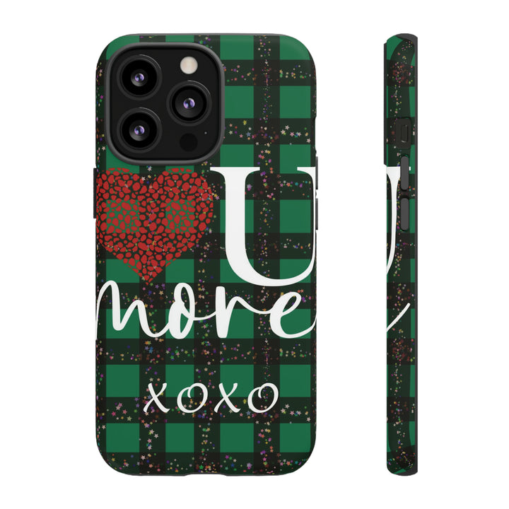 Cute IPhone Case | iPhone 15 Case | iPhone 15 Pro Max Case, Iphone 14 Case, Iphone 14 Pro Max Case IPhone Case for Art Lovers, Love You Green - Studio40ParkLane
