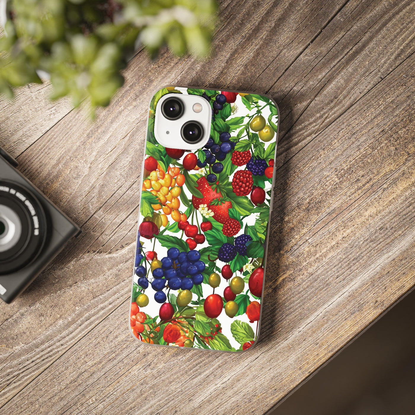 Cute Flexi Phone Cases, For Samsung Galaxy and Iphone, Summer Mixed Fruit, Galaxy S23 Phone Case, Samsung S22 Case, Samsung S21, Iphone 15, Iphone 14, Iphone 13