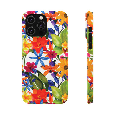 Snap Spring Flowers Cute Phone Cases for Samsung S24, S23, S22, S21, S20, Plus and Ultra, Iphone 16 Pro Max, Iphone 15, 14, 13, 12, 11, 10 - Studio40ParkLane