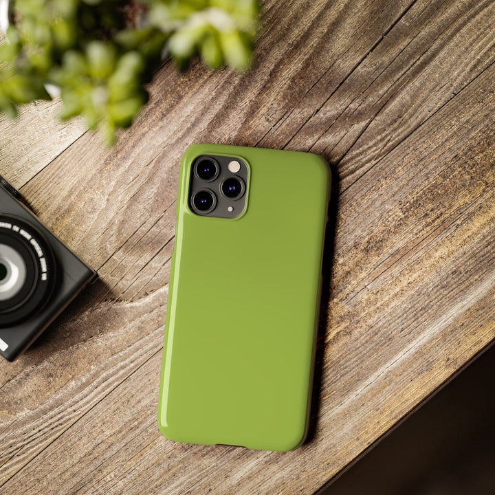 Slim Chartreuse Green Gift for Her Aesthetic Cute Phone Case for Iphone 16 - | iPhone 15 Pro Max Case | iPhone 14 Case 13 12 11 10 9 8 7 - Studio40ParkLane