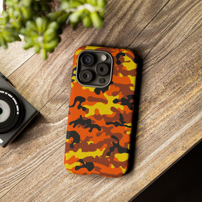 Impact Resistant, Fall camo Camouflage, Cute Phone Cases for Samsung S24, S23, S22, S21, IPhone 15 pro Iphone 14 pro Iphone 13 IPhone 12 Iphone 11