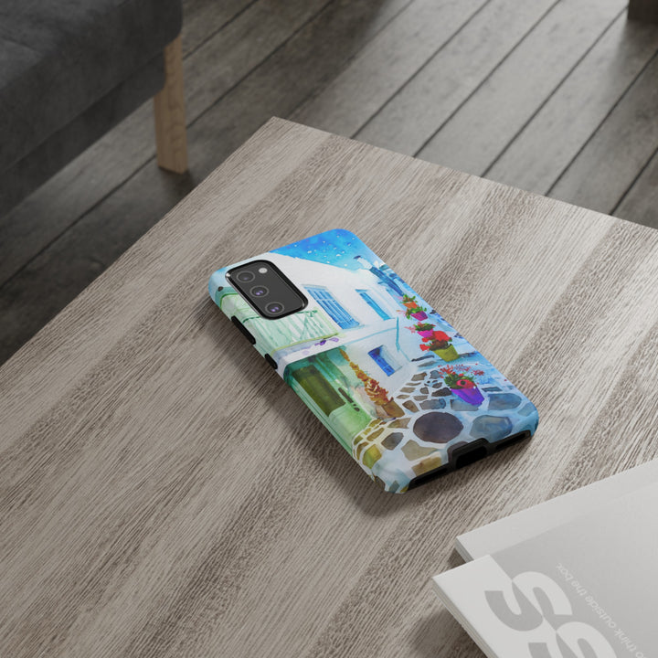 Impact Resistant, Greece House, Cute Phone Cases for Samsung S24, S23, S22, S21, IPhone 15 pro Iphone 14 pro Iphone 13 IPhone 12 Iphone 11 - Studio40ParkLane