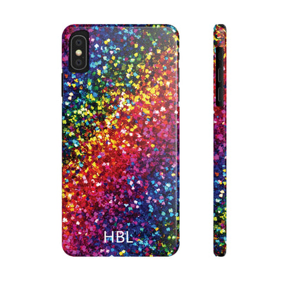 Slim Personalized Slim Muted Faux Play on Glitter Effect Cute Phone Cases for Iphone 16 Pro Max | iPhone 15 Case | iPhone 15 Pro Max Case, Iphone 14, Iphone 14 Pro Max, Iphone 13 12 11 8 7