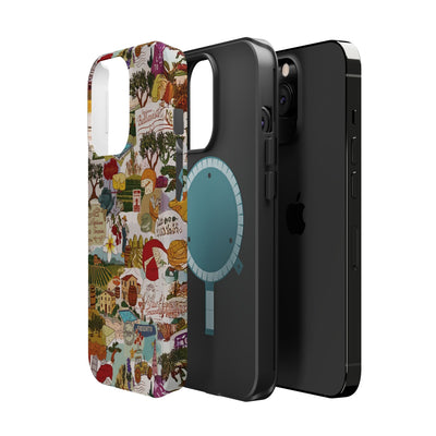 Italy Tuscany Coquette Collage Tough Magsafe Cute Phone Cases for Iphone | iPhone 17 Pro Max Case, Iphone 16, Iphone 15 14 13 12 11 10 9 - Studio40ParkLane