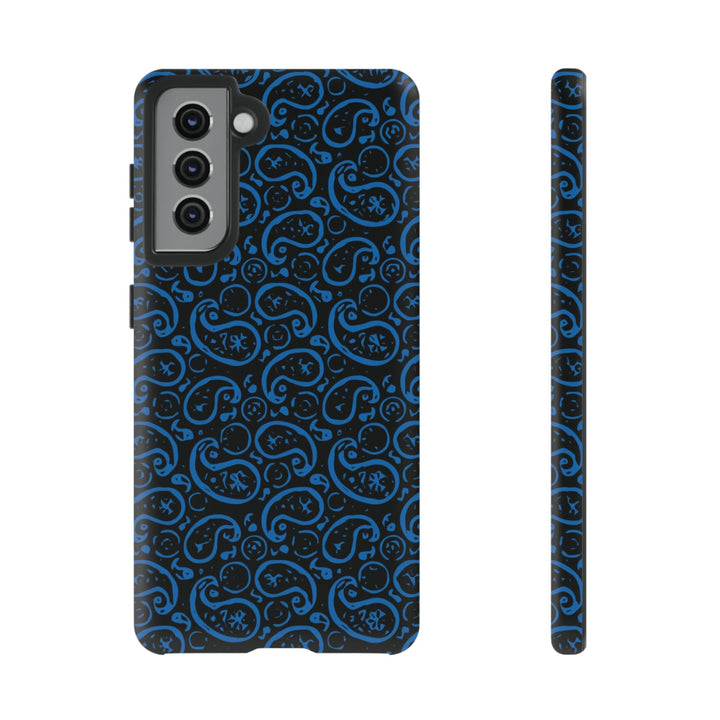 Samsung Galaxy Phone Case | Galaxy S23, S22, S21, S20 | Luxury Case Double Layered | Impact Resistant | Fashionable - Paisley 4 - Studio40ParkLane