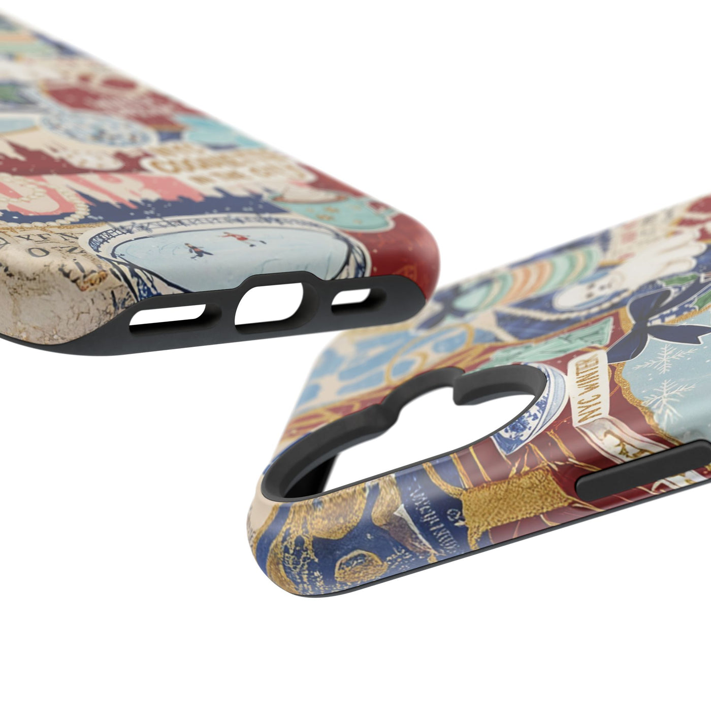 New York Winter Coquette Collage Tough Magsafe Cute Phone Cases for Iphone | iPhone 17 Pro Max Case, Iphone 16, Iphone 15 14 13 12 11 10 9