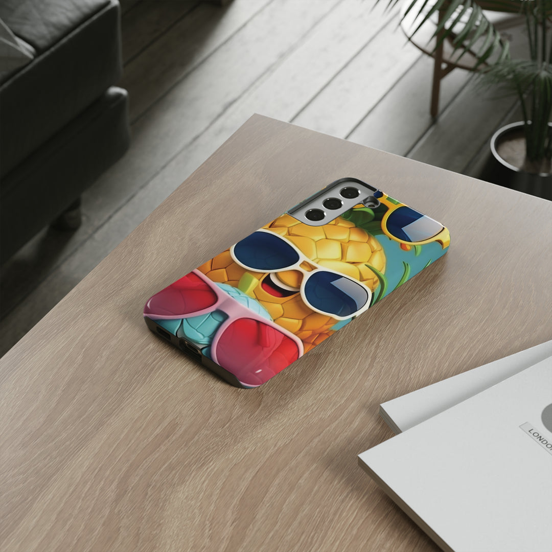 Cute Samsung Phone Case | Aesthetic Samsung Phone Case | Galaxy S23, S22, S21, S20 | Summer Pineapple Fruit, Protective Phone Case - Studio40ParkLane