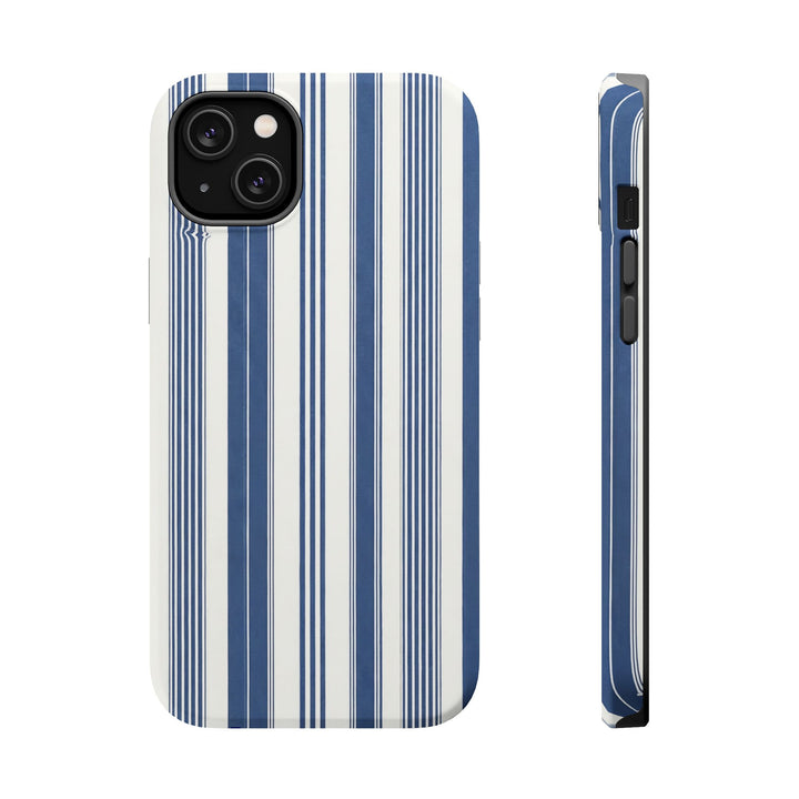 MagSafe Cute Phone Case, Coastal Striped Phone Case for iPhone 17 16 15 14 13 12 Pro Max, Samsung S26 S25 S24 Ultra case - Studio40ParkLane