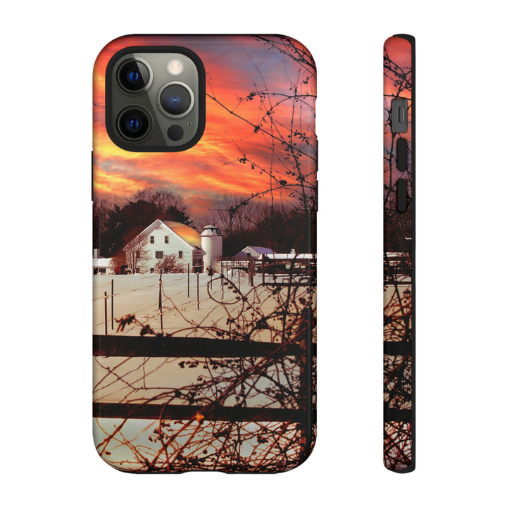 Cool Phone Case | Winter Sunset, For iPhone 15 Case | iPhone 15 Pro Case, Iphone 14 Case, Iphone 14 Pro Max Case, Protective Iphone Case - Studio40ParkLane