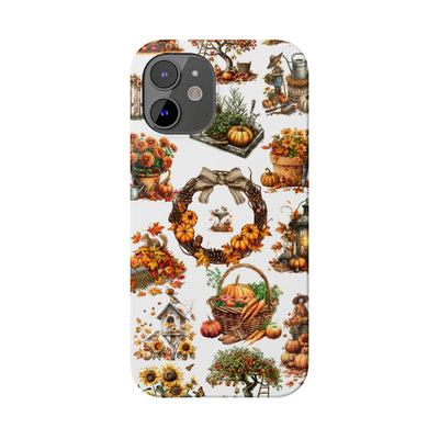 Fall Leaves Collage Slim Cute Phone Cases for Iphone | iPhone 15 Case | iPhone 15 Pro Max Case, Iphone 14, Iphone 14 Pro Max, Iphone 13, 12