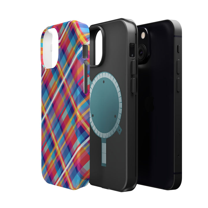 Checkered Plaid Magsafe Gift for Her Cute Phone Case for Iphone, | iPhone 16 | iPhone 15 Pro Max, Iphone 14 Pro Max, 13 12 11 10 9 8 7 - Studio40ParkLane