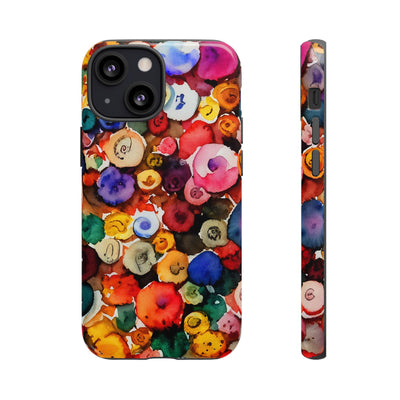 Impact Resistant, Fall Colors Buttons, Cute Phone Cases for Samsung S24, S23, S22, S21, IPhone 15 pro Iphone 14 pro Iphone 13 IPhone 12 Iphone 11