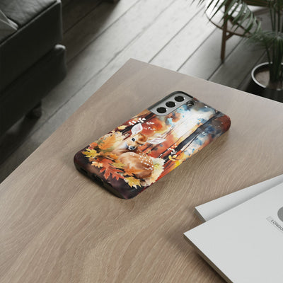 Autumn Fall Deer Forest Gift for Her Cute Phone Case for, Samsung Galaxy S24, S23, S22, S21, IPhone 16 Case | Iphone 15, Iphone 14, IPhone 13 Case