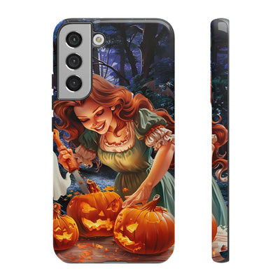 Autumn Fall Pumpkin Fairy Gift for Her Cute Phone Case for, Samsung Galaxy S24, S23, S22, S21, IPhone 16 Case | Iphone 15, Iphone 14, IPhone 13 Case