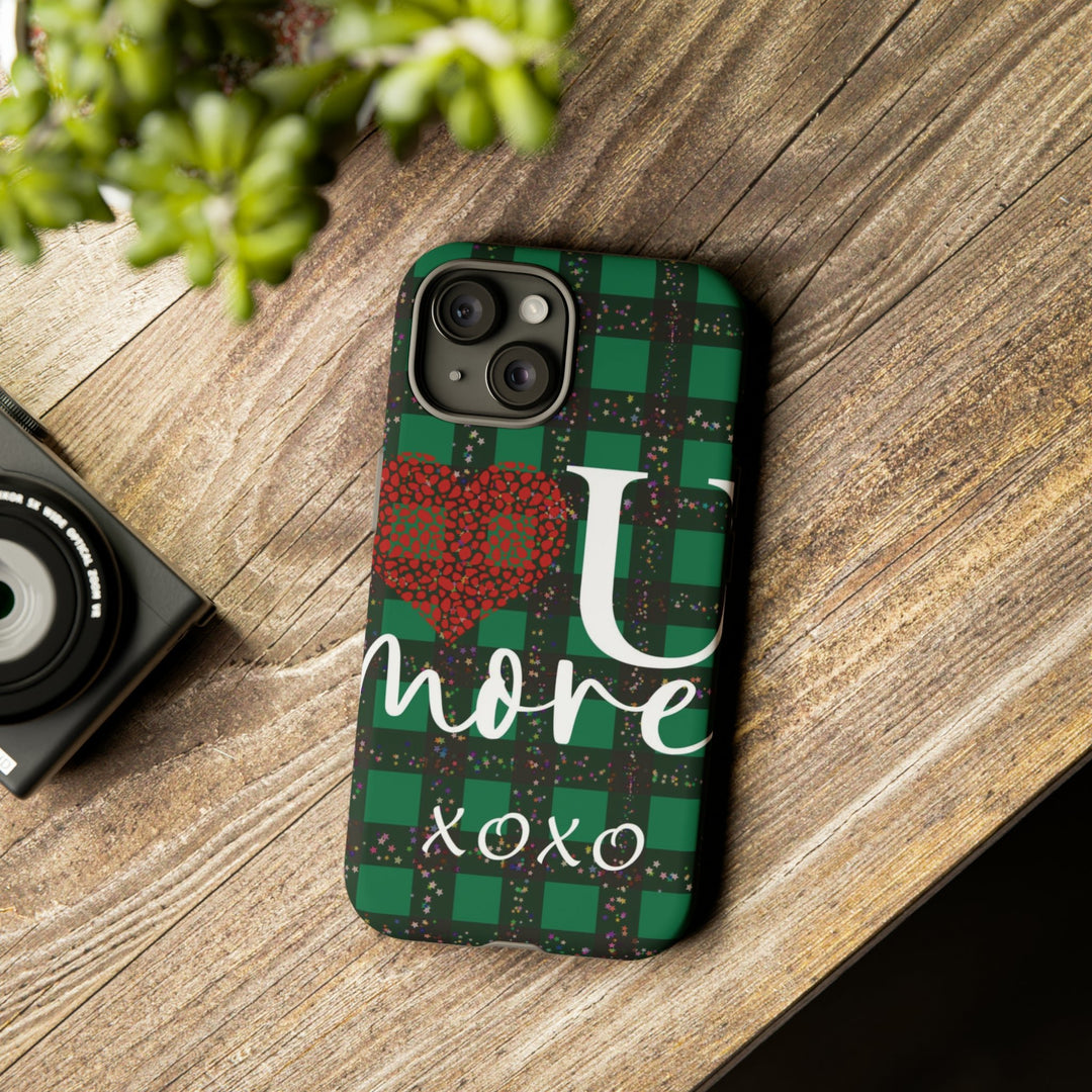 Cute IPhone Case | iPhone 15 Case | iPhone 15 Pro Max Case, Iphone 14 Case, Iphone 14 Pro Max Case IPhone Case for Art Lovers, Love You Green - Studio40ParkLane