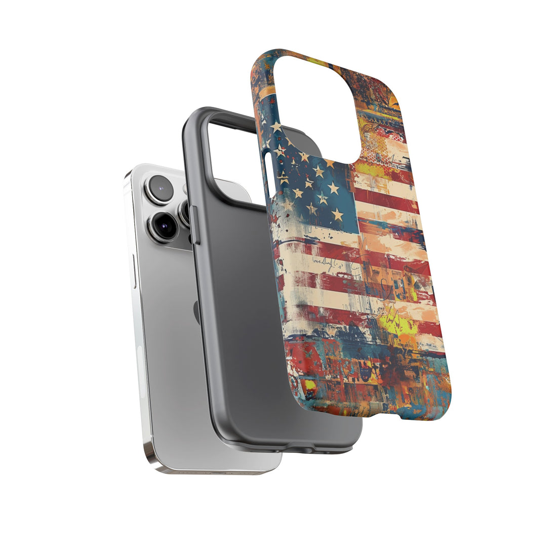 Impact Resistant, American Flag, Cute Phone Cases for Samsung S24, S23, S22, S21, IPhone 15 pro Iphone 14 pro Iphone 13 IPhone 12 Iphone 11 - Studio40ParkLane