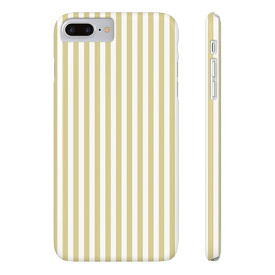 Slim Soft Yellow Striped Cute Phone Case for Iphone 16 - | iPhone 15 Pro Max Case | iPhone 14 Case Iphone 13 12 11 10 9 8 7 XS Gift for Her - Studio40ParkLane