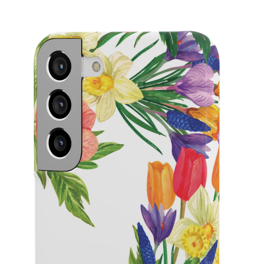 Sleek Snap Spring Summer Flowers Cute Phone Case for iPhone 16 15 14 13 12 11 X Xs Max Xr Pro Plus Samsung Galaxy S24 S23 S22 S21 S20 Ultra