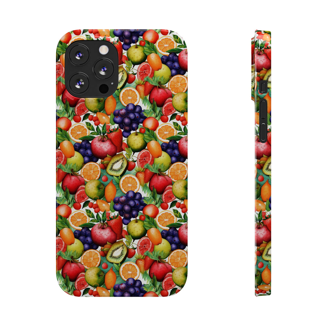 Slim Cute Phone Cases for Iphone | iPhone 15 Case | iPhone 15 Pro Max Case, Iphone 14, Iphone 14 Pro Max, Iphone 13, Summer Fruit Mix Selection - Studio40ParkLane