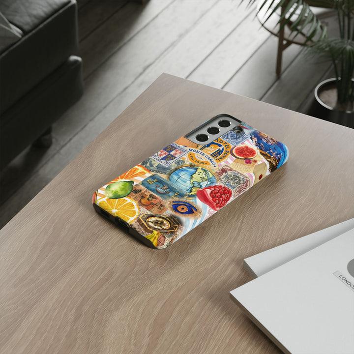 Cute European Summer Collage Phone Case, for IPhone 16 Case | Iphone 15, Iphone 14, IPhone 13 Case, 11 8 7, Samsung Galaxy S24, S23, S22, S21 Extra Protective - Studio40ParkLane