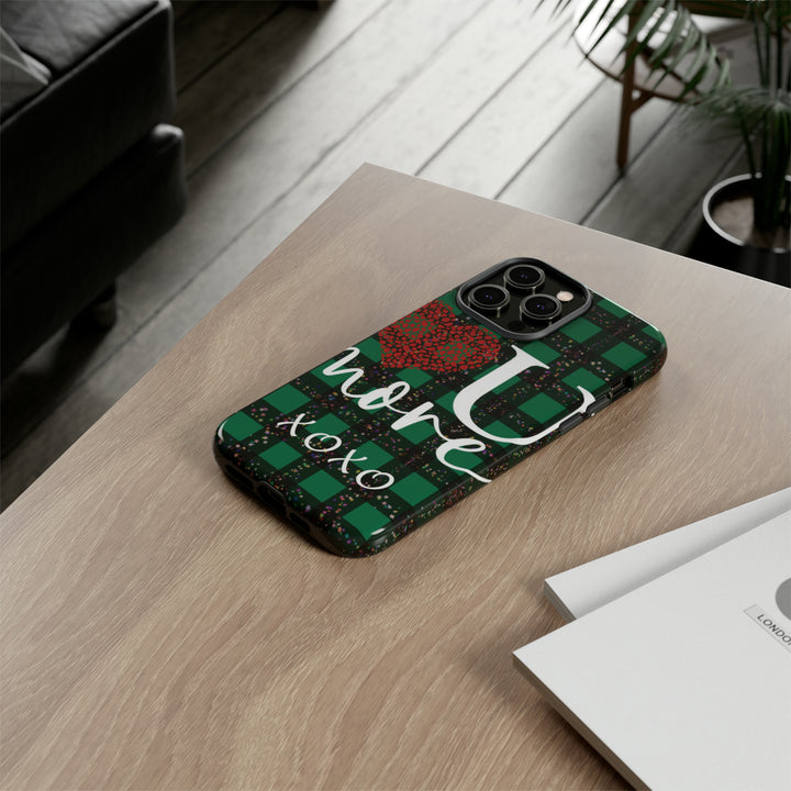 Cute IPhone Case | iPhone 15 Case | iPhone 15 Pro Max Case, Iphone 14 Case, Iphone 14 Pro Max Case IPhone Case for Art Lovers, Love You Green - Studio40ParkLane