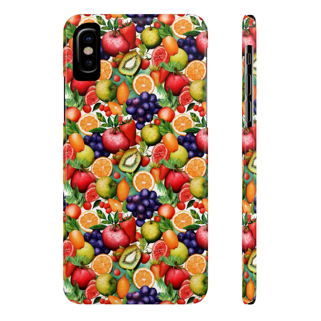Slim Cute Phone Cases for Iphone | iPhone 15 Case | iPhone 15 Pro Max Case, Iphone 14, Iphone 14 Pro Max, Iphone 13, Summer Fruit Mix Selection - Studio40ParkLane