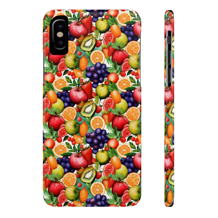 Slim Cute Phone Cases for Iphone | iPhone 15 Case | iPhone 15 Pro Max Case, Iphone 14, Iphone 14 Pro Max, Iphone 13, Summer Fruit Mix Selection - Studio40ParkLane