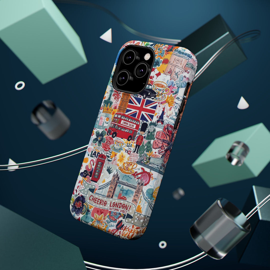 London England Coquette Collage Tough Magsafe Cute Phone Cases for Iphone | iPhone 17 Pro Max Case, Iphone 16, Iphone 15 14 13 12 11 10 9 - Studio40ParkLane