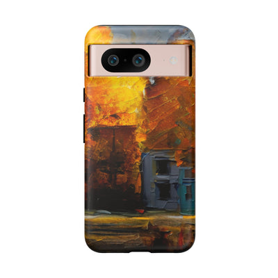 Impact Resistant, Fall Leaves Oil Painting, Cute Phone Cases for Samsung S24, S23, S22, S21, IPhone 15 pro Iphone 14 pro Iphone 13 IPhone 12 Iphone 11