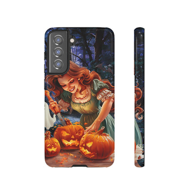 Autumn Fall Pumpkin Fairy Gift for Her Cute Phone Case for, Samsung Galaxy S24, S23, S22, S21, IPhone 16 Case | Iphone 15, Iphone 14, IPhone 13 Case