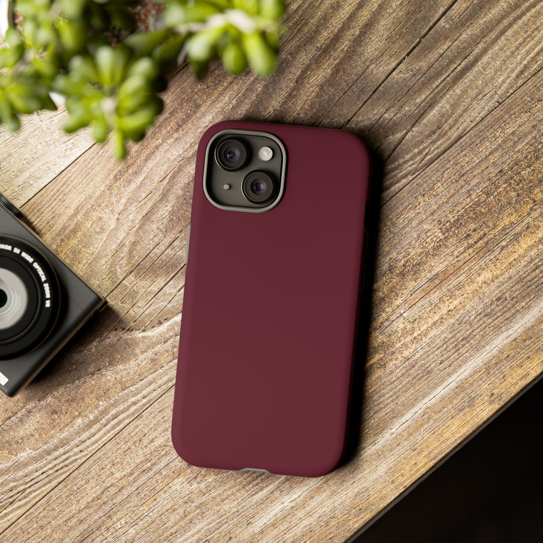 Premium Tough Burgundy Maroon Red Gift for Her Cute Phone Cases for Samsung S25 S24, S23, S22, S21, Iphone, 16, 15, 14, 13 Pro Max Ultra - Studio40ParkLane