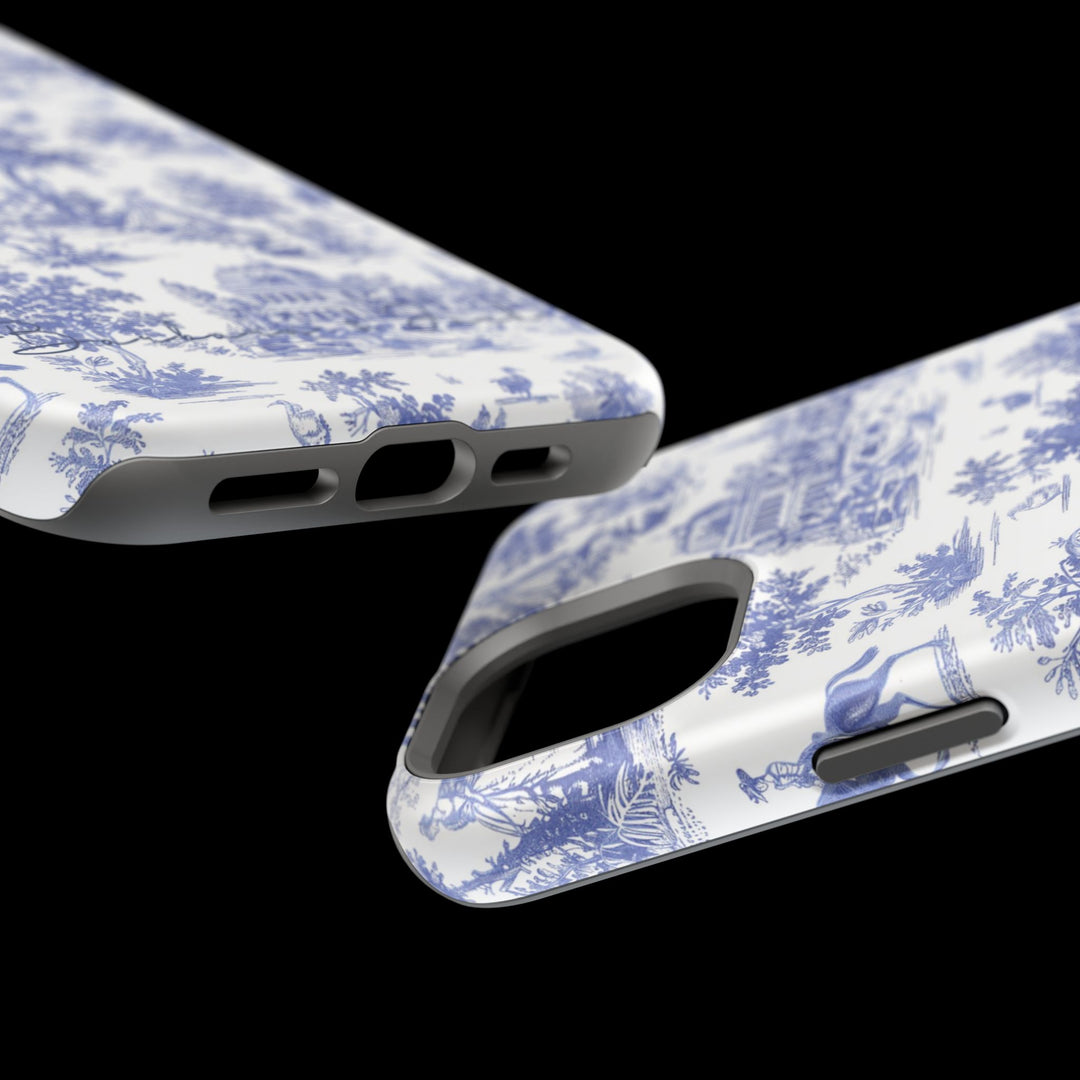 Magsafe French Toile Personalized Initial Custom Gift Cute Phone Cases for Iphone 16 Pro Max | iPhone 15, Pro Max Case, Iphone 14, 13, 12, 11, 10 - Studio40ParkLane
