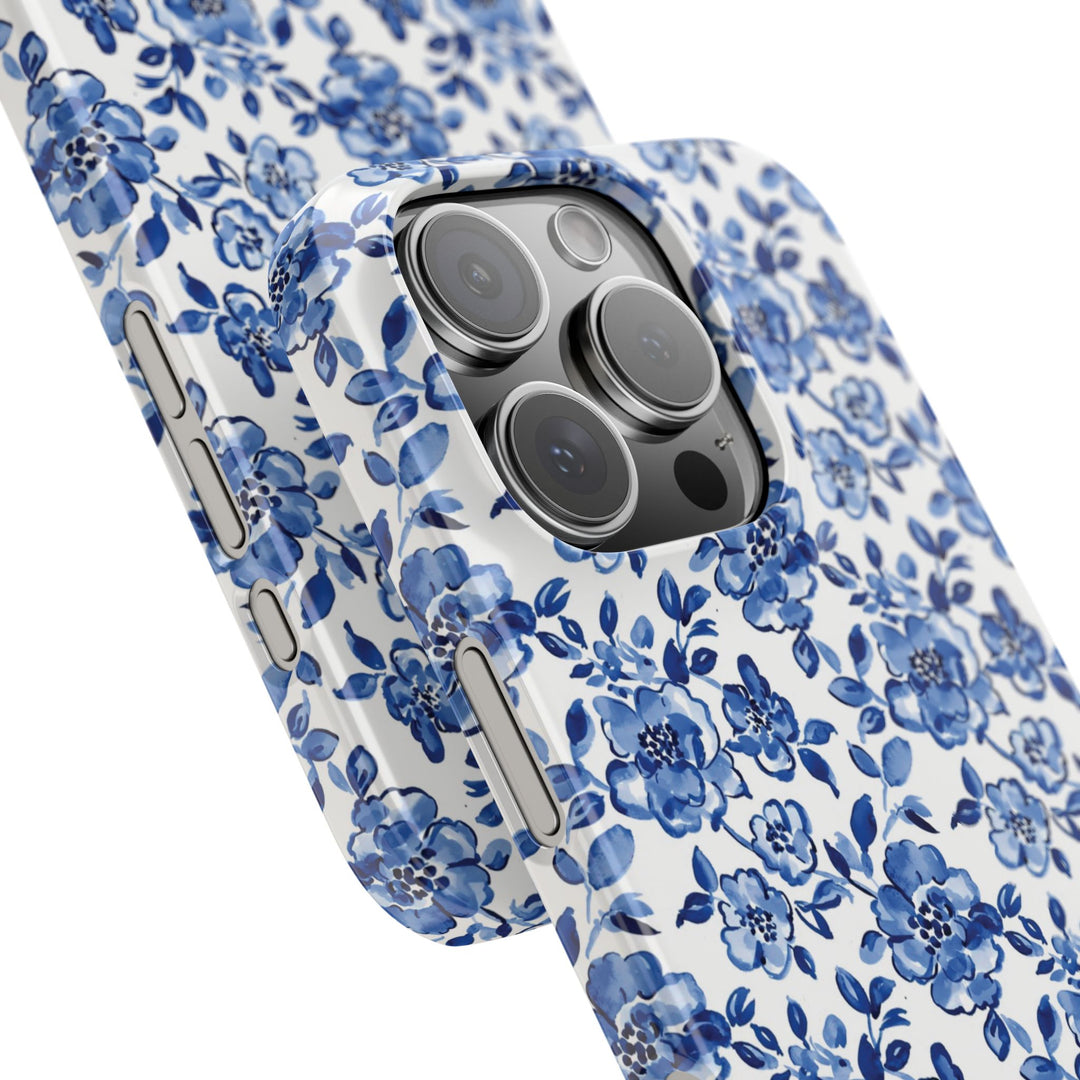 Slim Blue Chinoiserie Gift for Her Cute Phone Cases for Iphone 16 Pro Max | iPhone 15 Case | iPhone 15 Pro Max Case, Iphone 14, Iphone 14 Pro Max, Iphone 13 12 11 8 7 - Studio40ParkLane